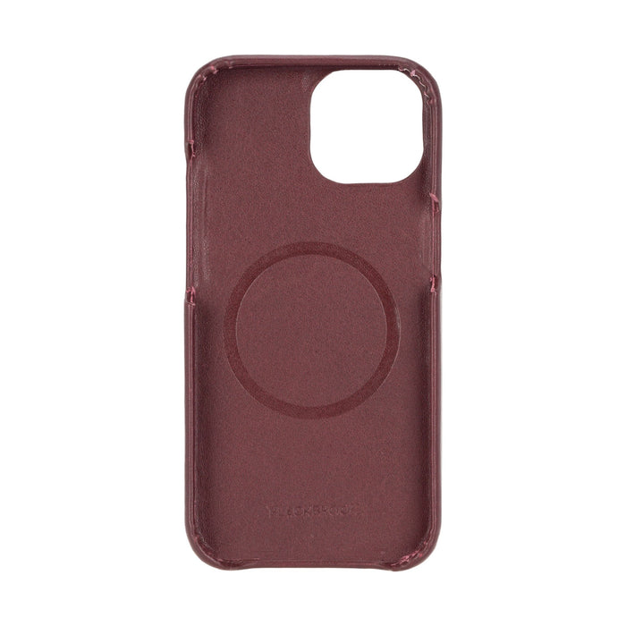 Mason Full-Grain Leather MagSafe Case ‚Äì iPhone 15 Plus, Soft Bordeaux - BlackBrook Case