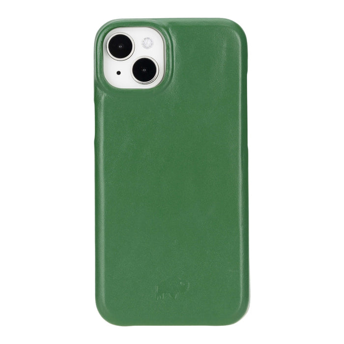 Mason Leather iPhone 15 Plus MagSafe Case,Soft Green - BlackBrook Case