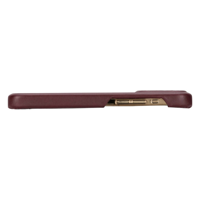 Mason Full-Grain Leather MagSafe Case – iPhone 15 Pro, Soft Bordeaux - BlackBrook Case