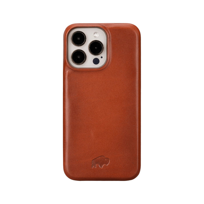 Mason Leather iPhone 15 Pro Max MagSafe Case, Burnished Tan - BlackBrook Case