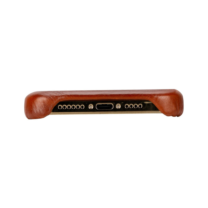 Mason Full-Grain Leather MagSafe Case – iPhone 15 Pro, Burnished Tan - BlackBrook Case