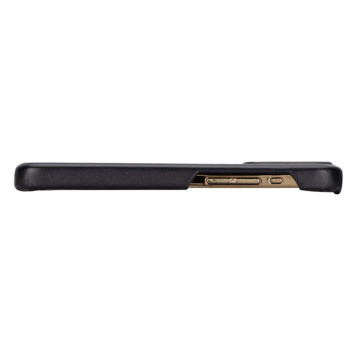 Mason Full-Grain Leather MagSafe Case – iPhone 15 Pro, Soft Black - BlackBrook Case