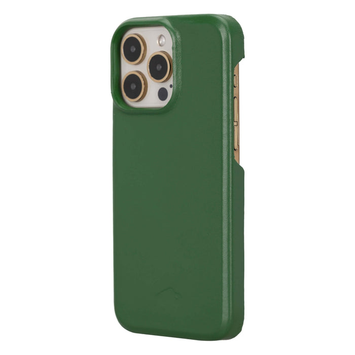 Mason Full-Grain Leather MagSafe Case – iPhone 15 Pro, Soft Green - BlackBrook Case