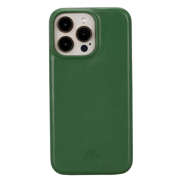 Mason Leather iPhone 15 Pro Max MagSafe Case, Soft Green - BlackBrook Case