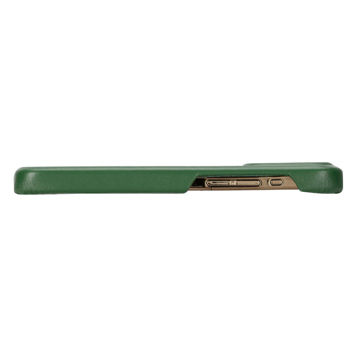 Mason Full-Grain Leather MagSafe Case – iPhone 15 Pro, Soft Green - BlackBrook Case