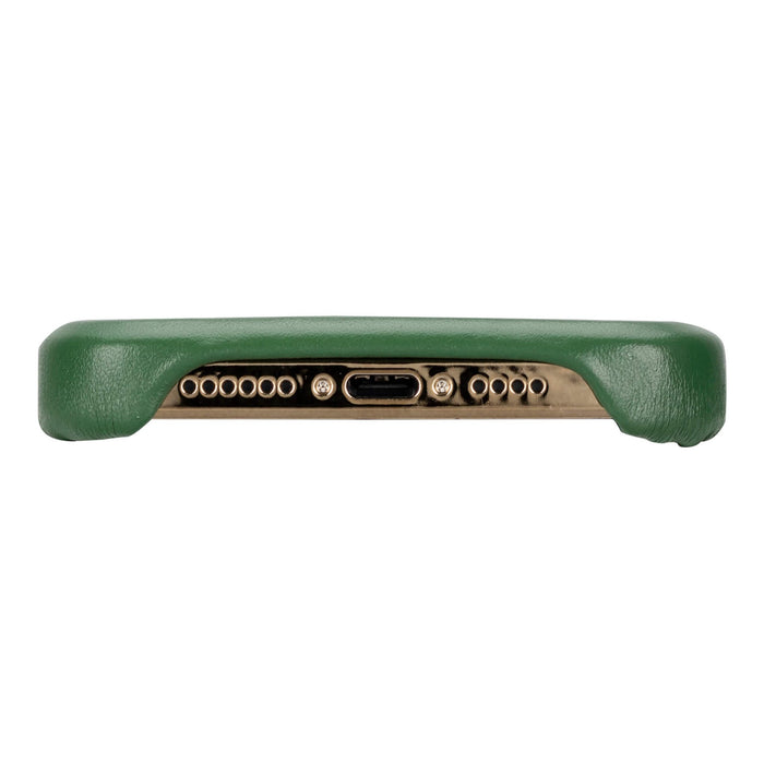 Mason Full-Grain Leather MagSafe Case – iPhone 15 Pro, Soft Green - BlackBrook Case