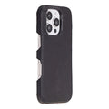 Mason Leather iPhone 16 Pro MagSafe Case, Pebble Black - BlackBrook Case