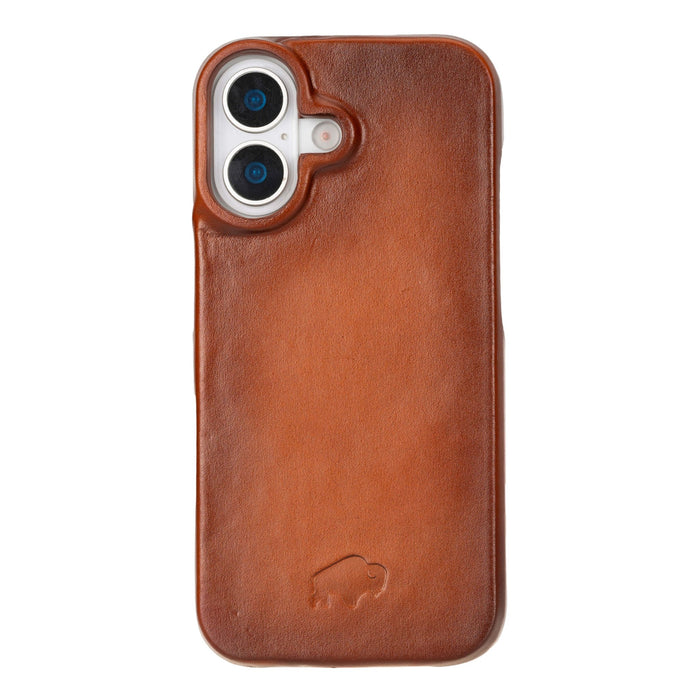 Mason Leather iPhone 17 MagSafe Case, Burnished Tan - BlackBrook Case