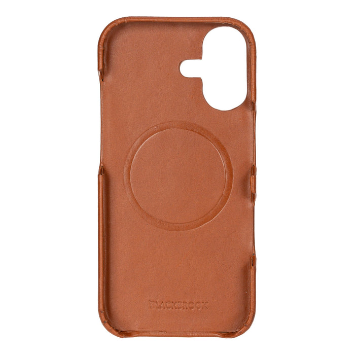 Mason Leather iPhone 17 MagSafe Case, Burnished Tan - BlackBrook Case