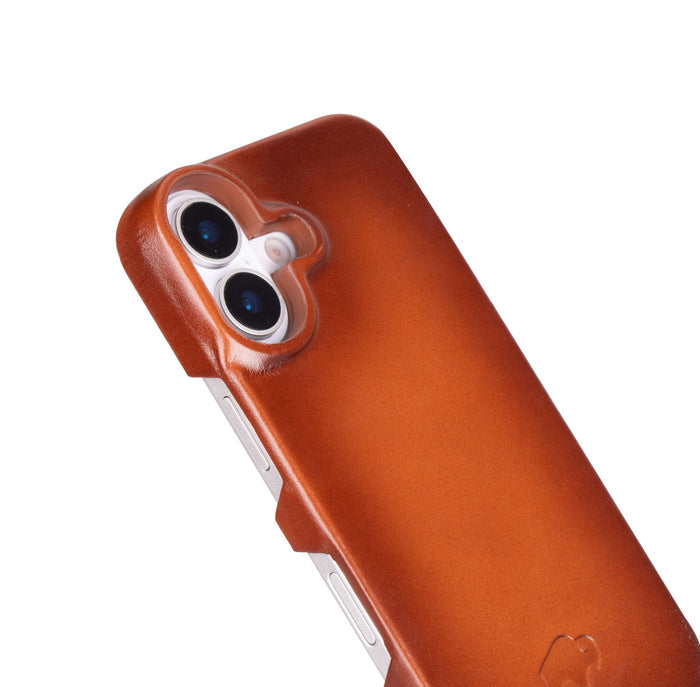 Mason Leather iPhone 17 MagSafe Case, Burnished Tan - BlackBrook Case