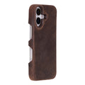 Mason Leather iPhone 17 MagSafe Case, Distressed Coffee - BlackBrook Case