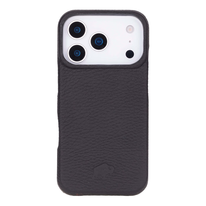 Mason Leather iPhone 18 Pro MagSafe Case, Pebble Black - BlackBrook Case