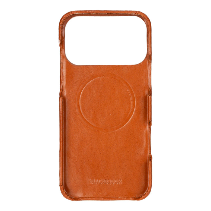 Mason Leather iPhone 18 Pro Max MagSafe Case, Burnished Tan - BlackBrook Case