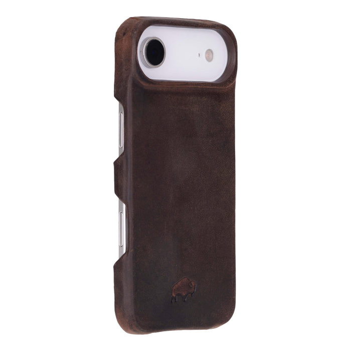 Mason Leather iPhone Air MagSafe Case, Distressed Coffee - BlackBrook Case