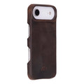 Mason Leather iPhone Air MagSafe Case, Distressed Coffee - BlackBrook Case