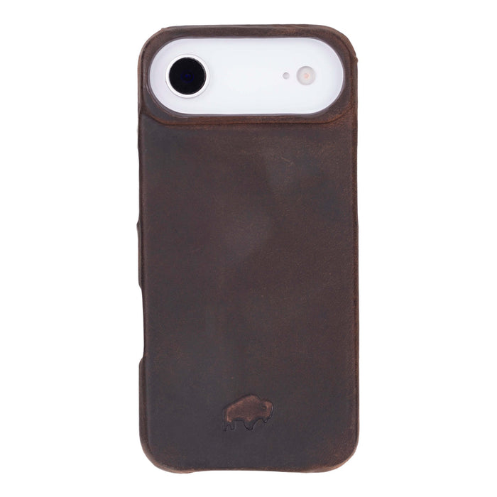 Mason Leather iPhone Air MagSafe Case, Distressed Coffee - BlackBrook Case