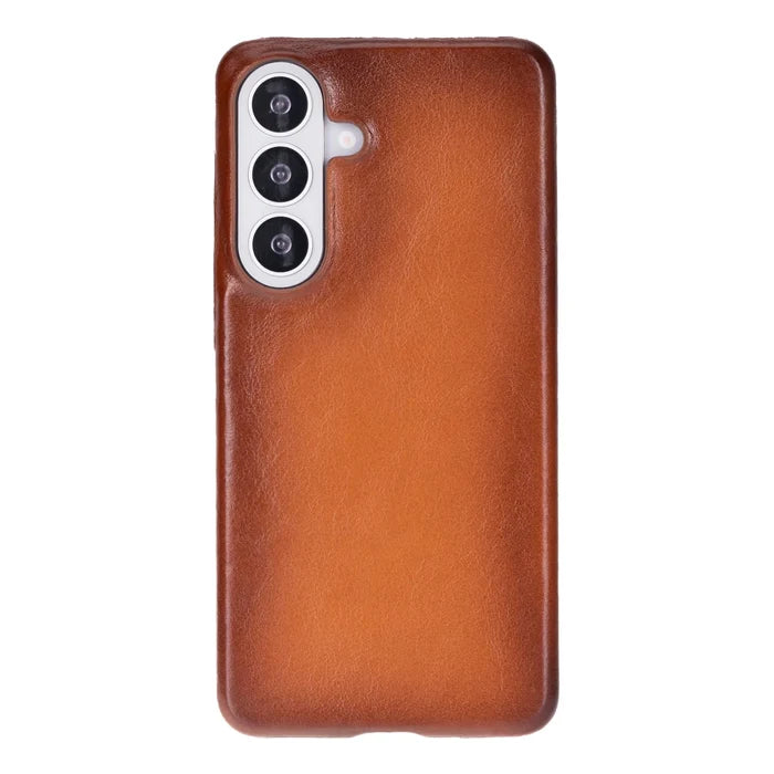 Mason Leather Samsung S26 Plus Case, Rustic Tan - BlackBrook Case