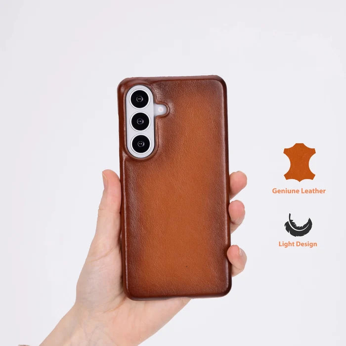 Mason Leather Samsung S26 Case, Rustic Tan - BlackBrook Case