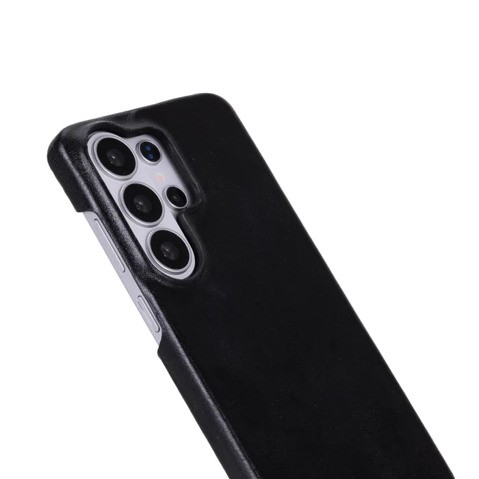 Mason Leather Samsung S26 Ultra Case, Rustic Black - BlackBrook Case