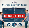 Mattress Storage Bag Dustproof Waterproof Zipper Cover Heavy Duty Dark Blue-288