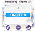 Mattress Storage Cover Waterproof Zipper Moving Dust Protection King Size-287