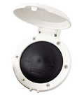 Maxwell Covered Windlass Foot switch (White) 104mm - bosunsboat
