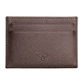 Milano Men’s Slim Leather Card Holder – Mapi Edition, Brown - BlackBrook Case