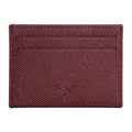 Milano Men’s Slim Leather Card Holder – Mapi Edition, Burgundy - BlackBrook Case