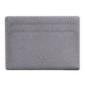 Milano Men’s Slim Leather Card Holder – Mapi Edition, Gray - BlackBrook Case