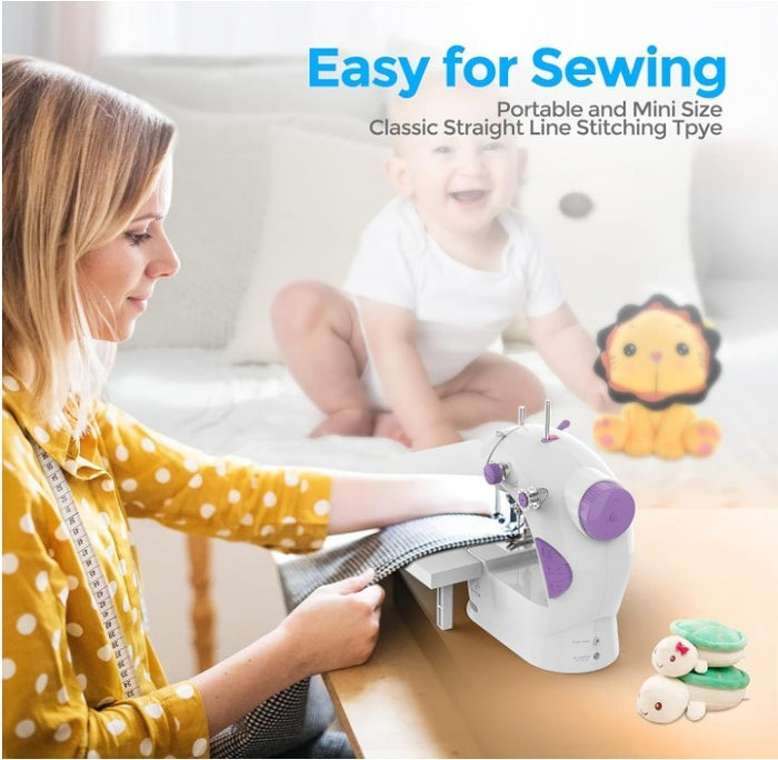 Mini Sewing Machine for Beginners Electric Sewing Machines with 42PCS Sewing-264