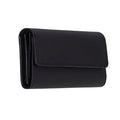 Noble Leather Women's Wallet, Pebble Black - BlackBrook Case