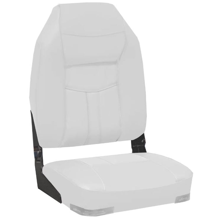 OCEANSOUTH - High Back Deluxe Folding Boat Seat - White