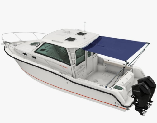 OCEANSOUTH Cabin Cruiser Stern Shade Extension Kit - Bosuns Boat
