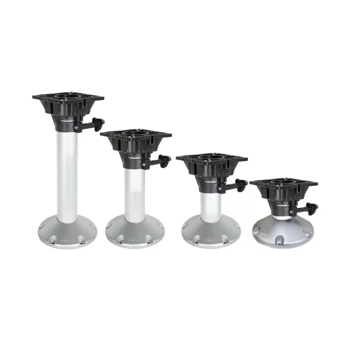 OCEANSOUTH FIXED SEAT PEDESTAL WITH SWIVEL TOP - 4 Sizes