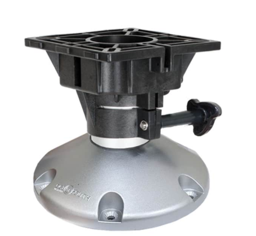 OCEANSOUTH FIXED SEAT PEDESTAL WITH SWIVEL TOP - 4 Sizes