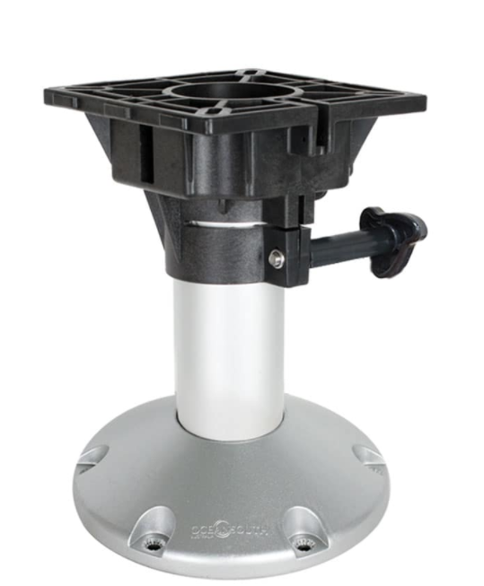 OCEANSOUTH FIXED SEAT PEDESTAL WITH SWIVEL TOP - 4 Sizes