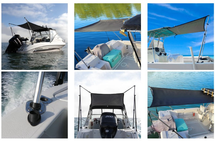 OCEANSOUTH Hard Top Stern Shade Extension Kit
