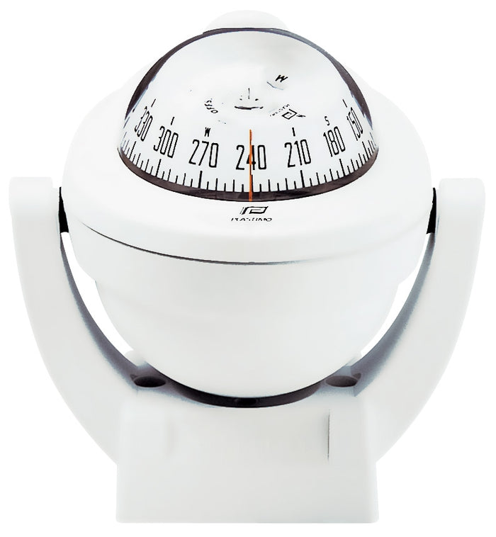 OFFSHORE 75 POWERBOAT COMPASS - BRACKET MOUNT, WHITE - bosunsboat