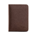 Palermo Men’s Booktype Leather Card Holder – Mapi Edition, Brown - BlackBrook Case