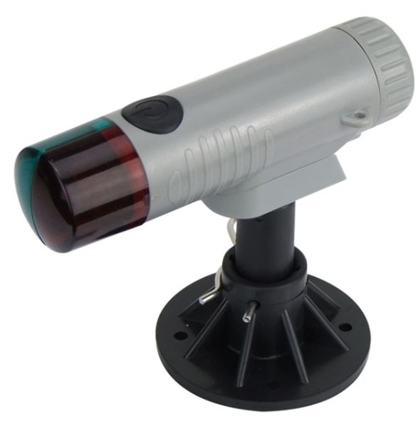 PORTABLE EMERGENCY LED NAVIGATION LIGHT LED (Portable bi-colour with suction cup & screw-on mounts)