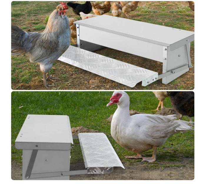 Rat Proof Treadle Chicken Feeder Without Waste Design Automatic Chicken-307