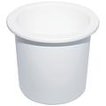 Recessed Drink Holder - White - Standard Size - Plastic