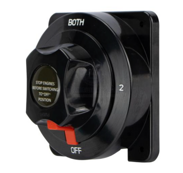 RELAXN BATTERY SWITCH - 4 POSITION - DUAL BATTERY - Bosuns Boat