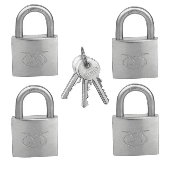 Relaxn Keyed Alike or Master Keyed Type S/S Padlock