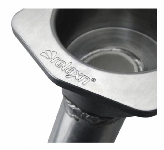 Relaxn Rod & Cup Holder - Alloy Weld-In 30 Deg