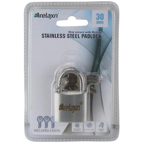 Relaxn Stainless Steel Padlock