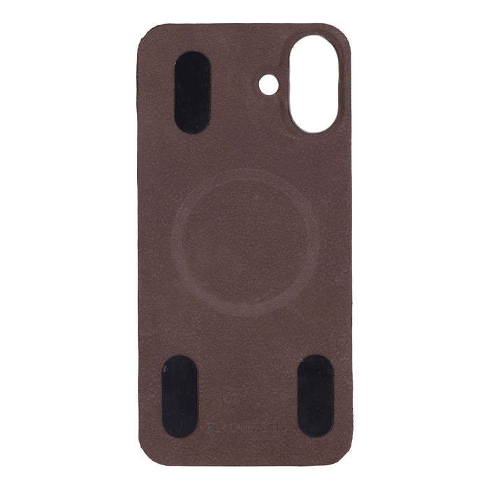 Rohan MagSafe Leather Back Case - iPhone 16 Plus, Distressed Coffee - BlackBrook Case