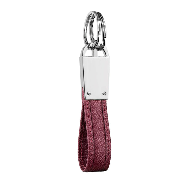 Roma Unisex Leather Key Holder – Mapi Edition, Burgundy - BlackBrook Case