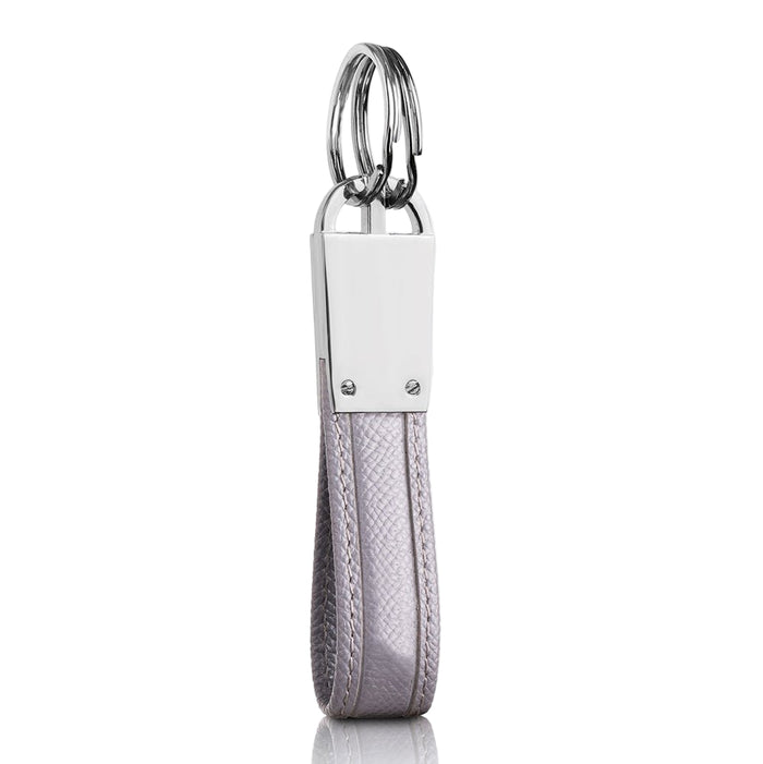 Roma Unisex Leather Key Holder – Mapi Edition, Gray - BlackBrook Case