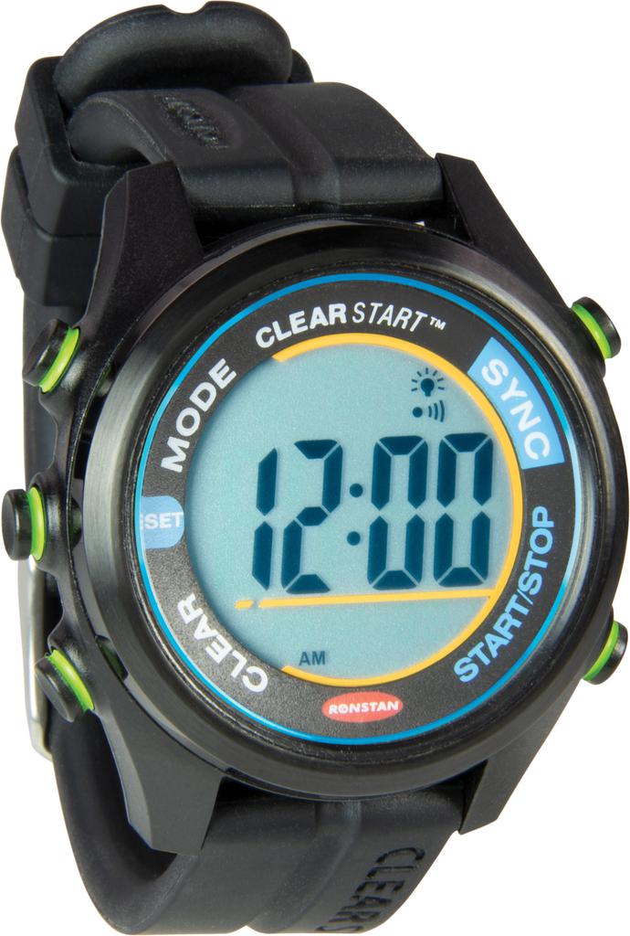 Ronstan ClearStart Sailing Watch, 40mm, Black RF4054A - Bosuns Boat